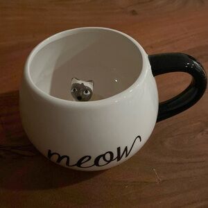 Cost Plus World Market Hidden Kitty Mug 17oz